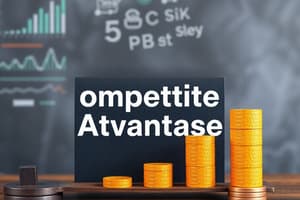 Analyse de la compétitivité : Chapitre 8