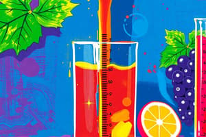 pH Measurement in Grape Juice