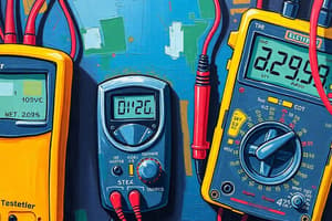 Electrical Test Meter Basics