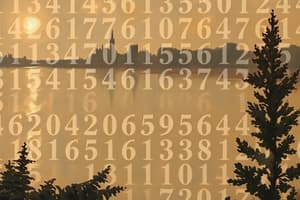 Number Systems and Data Representation