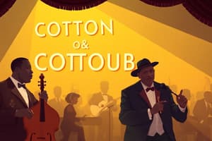 Music and Racial Dynamics in the Cotton Club