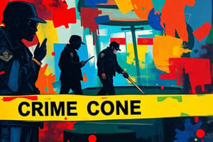 Crime Scene Analysis: Procedures and Protocols