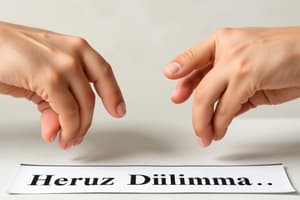 The Heinz Dilemma Ethics Quiz