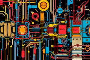 MCT 317 Lecture 07: Sensors Overview