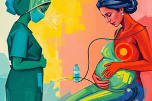 Caring for Women in First Stage of Labor