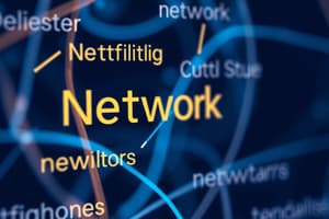 Networking Terminologies Quiz