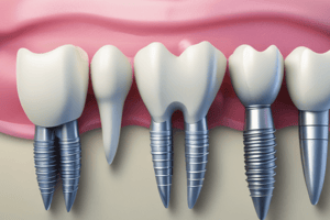 Dental Implant Hex Connections