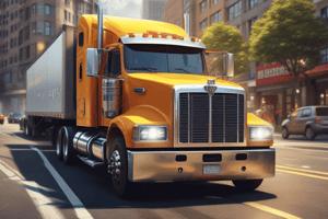 Safety Tips for Driving Near Large Trucks Quiz