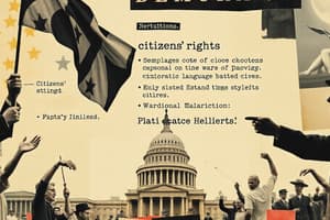 Understanding Democracy and Language