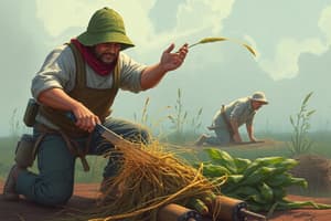 Cutting Mechanisms in Harvesting