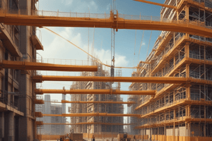 Estructuras Auxiliares en la Construcción