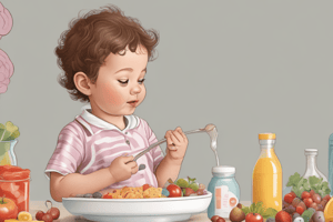 Nutrition and Digestion in Infants