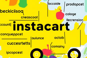 INSTACART Flashcards