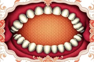 Periodontal Pocket Chart & Probing Depth