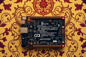 Digital I/O Code Example in Arduino