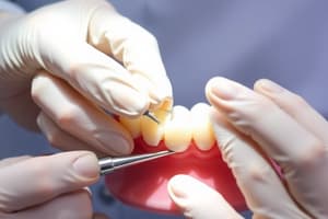 Periodontal Instrumentation Techniques