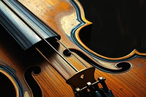 Parts of a Violin