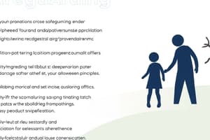 Safeguarding Principles Quiz