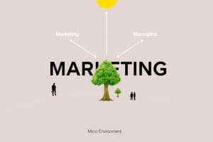 Analyzing the Marketing Environment