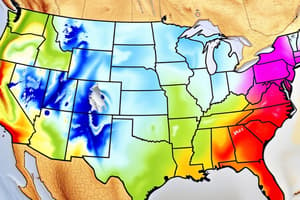 Climates in the United States Quiz