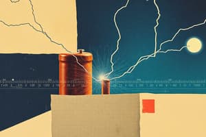 Electric Potential and Capacitors Quiz