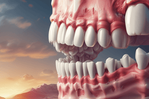 Eruption and Shedding of Teeth in Dentistry