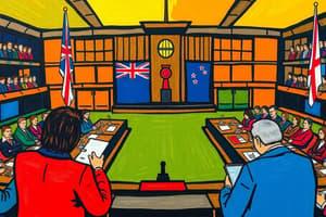 New Zealand Parliament Quiz