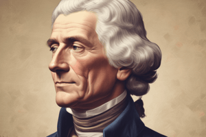 US History: Thomas Jefferson's Presidency