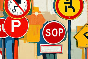 Driving Regulations and Road Signs Quiz