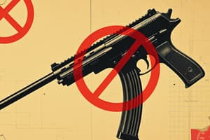 Firearms Prohibition Quiz