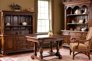 Furniture Design Transition from Jacobean to William and Mary