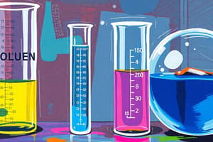 Chemistry Measurements and Units