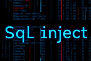 Cybersecurity: SQL Injection & Hacking Techniques