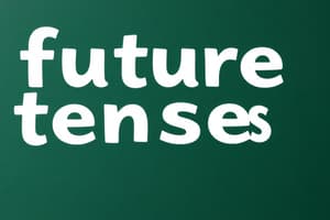 Future Tenses in English