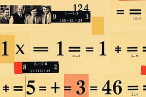 Algebraic Expressions Part 2 Flashcards