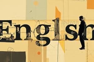 Overview of the English Language