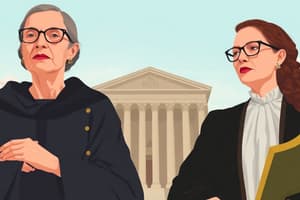 Supreme Court Dynamics: Ginsburg & Barrett