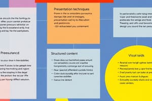 Effective Presentation Techniques Quiz