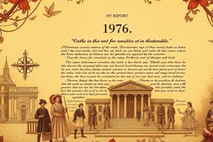 The 1776 Report: Principles & Challenges