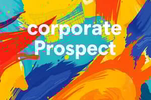 Prospectus Societatis: Introductio
