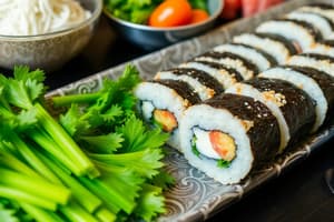 Sushi Ingredients and Types