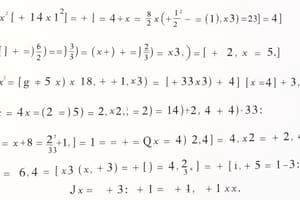 Algebra Expressions Flashcards