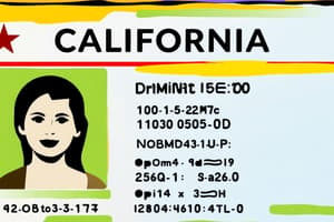 California Driver's License Replacement & Extension