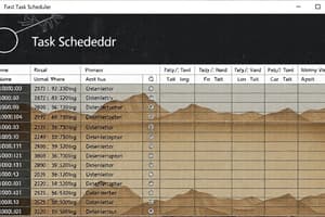 Planificateur de Tâches Windows 10