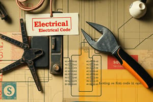 Electrical Tools and Codes