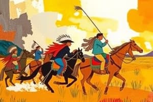 Native American Displacement and Comanche Resistance