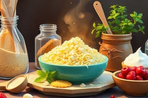 Baking Ingredients Functions Quiz