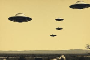 UFO Cultural History Quiz