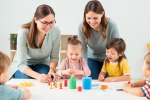 Roles of Teachers in Children's Play