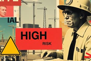 High Risk Work Training Assessment